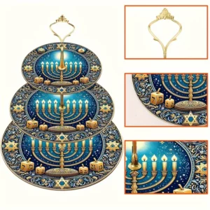 מעמד נרות 3 קומות